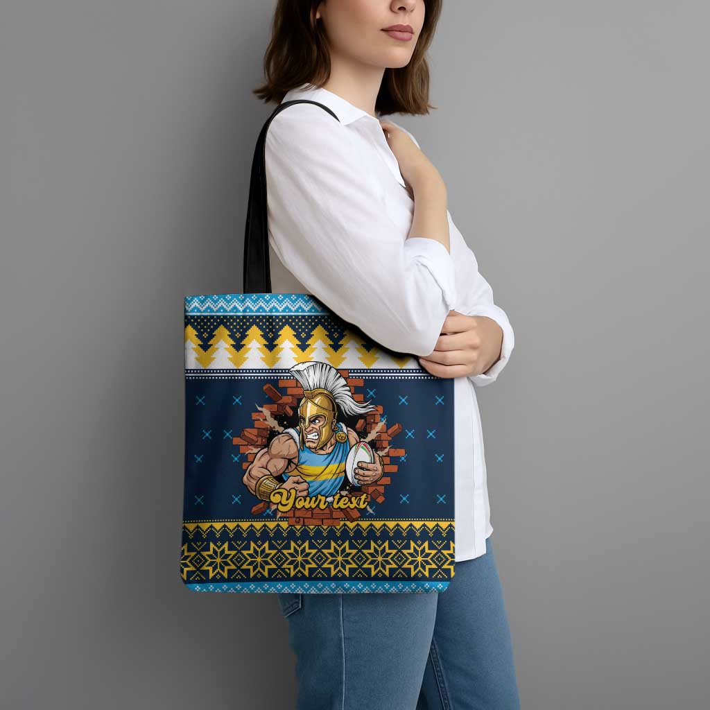 Santa’s Titan Warrior Personalized Tote Bag Christmas Rugby League Spirit - Aussie Hoodie