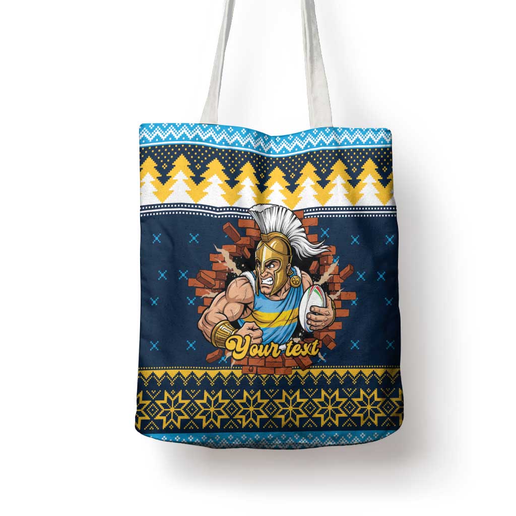 Santa’s Titan Warrior Personalized Tote Bag Christmas Rugby League Spirit - Aussie Hoodie