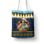 Santa’s Titan Warrior Personalized Tote Bag Christmas Rugby League Spirit - Aussie Hoodie