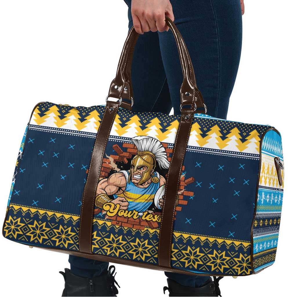Santa’s Titan Warrior Personalized Travel Bag Christmas Rugby League Spirit - Aussie Hoodie