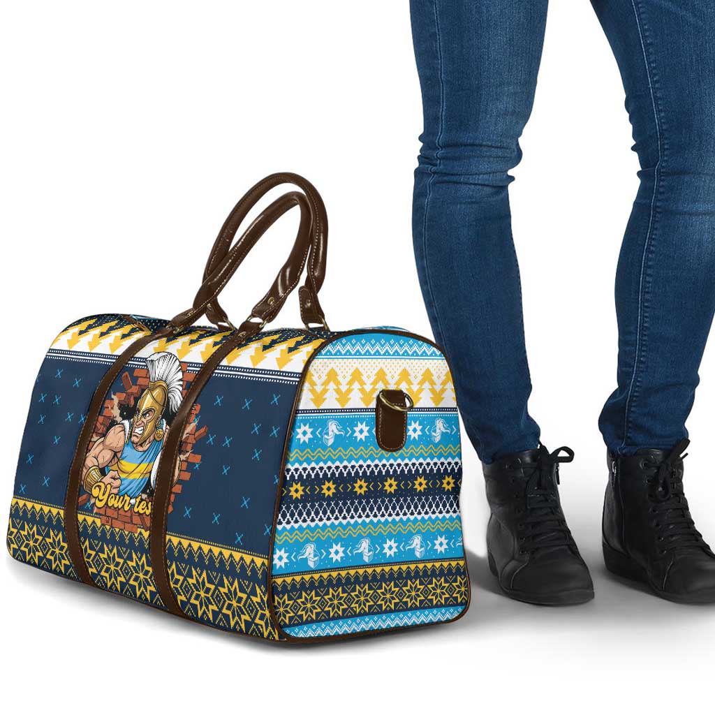 Santa’s Titan Warrior Personalized Travel Bag Christmas Rugby League Spirit - Aussie Hoodie