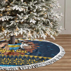 Santa’s Titan Warrior Personalized Tree Skirt Christmas Rugby League Spirit - Aussie Hoodie