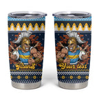 Santa’s Titan Warrior Personalized Tumbler Cup Christmas Rugby League Spirit - Aussie Hoodie