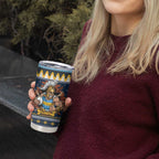Santa’s Titan Warrior Personalized Tumbler Cup Christmas Rugby League Spirit - Aussie Hoodie