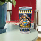Santa’s Titan Warrior Personalized Tumbler Cup Christmas Rugby League Spirit - Aussie Hoodie