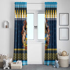 Santa’s Titan Warrior Personalized Window Curtain Christmas Rugby League Spirit - Aussie Hoodie