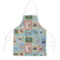 Australia Wildlife Christmas Stamp Apron Blue Aussie Native Animal Seamless Pattern