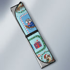 Australia Wildlife Christmas Stamp Auto Sun Shade Blue Aussie Native Animal Seamless Pattern