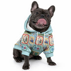 Australia Wildlife Christmas Stamp Pet Hoodie Blue Aussie Native Animal Seamless Pattern
