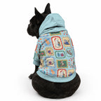 Australia Wildlife Christmas Stamp Pet Hoodie Blue Aussie Native Animal Seamless Pattern