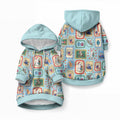 Australia Wildlife Christmas Stamp Pet Hoodie Blue Aussie Native Animal Seamless Pattern
