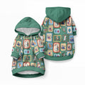 Australia Wildlife Christmas Stamp Pet Hoodie Green Aussie Native Animal Seamless Pattern