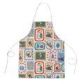 Australia Wildlife Christmas Stamp Apron Pink Aussie Native Animal Seamless Pattern