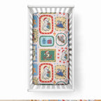 Australia Wildlife Christmas Stamp Baby Bed Cover Pink Aussie Native Animal Seamless Pattern