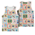 Australia Wildlife Christmas Stamp Basketball Jersey Pink Aussie Native Animal Seamless Pattern