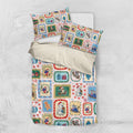 Australia Wildlife Christmas Stamp Bedding Set Pink Aussie Native Animal Seamless Pattern