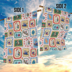 Australia Wildlife Christmas Stamp Garden Flag Pink Aussie Native Animal Seamless Pattern