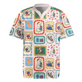Australia Wildlife Christmas Stamp Rugby Jersey Pink Aussie Native Animal Seamless Pattern