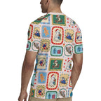 Australia Wildlife Christmas Stamp Rugby Jersey Pink Aussie Native Animal Seamless Pattern