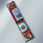 Australia Wildlife Christmas Stamp Auto Sun Shade Red Aussie Native Animal Seamless Pattern