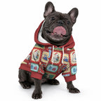 Australia Wildlife Christmas Stamp Pet Hoodie Red Aussie Native Animal Seamless Pattern