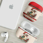 Aussie Kookaburra Christmas AirPods Case Festive Knitted Pattern Inspired
