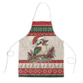 Aussie Kookaburra Christmas Apron Festive Knitted Pattern Inspired