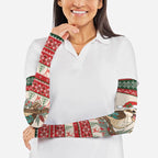 Aussie Kookaburra Christmas Arm Sleeves Festive Knitted Pattern Inspired