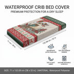 Aussie Kookaburra Christmas Baby Bed Cover Festive Knitted Pattern Inspired