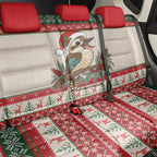 Aussie Kookaburra Christmas Back Car Seat Cover Festive Knitted Pattern Inspired