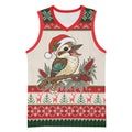 Aussie Kookaburra Christmas Basketball Jersey Festive Knitted Pattern Inspired