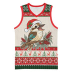Aussie Kookaburra Christmas Basketball Jersey Festive Knitted Pattern Inspired
