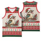Aussie Kookaburra Christmas Basketball Jersey Festive Knitted Pattern Inspired