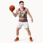 Aussie Kookaburra Christmas Basketball Jersey Festive Knitted Pattern Inspired