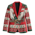Aussie Kookaburra Christmas Blazer Festive Knitted Pattern Inspired