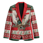 Aussie Kookaburra Christmas Blazer Festive Knitted Pattern Inspired