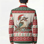 Aussie Kookaburra Christmas Blazer Festive Knitted Pattern Inspired