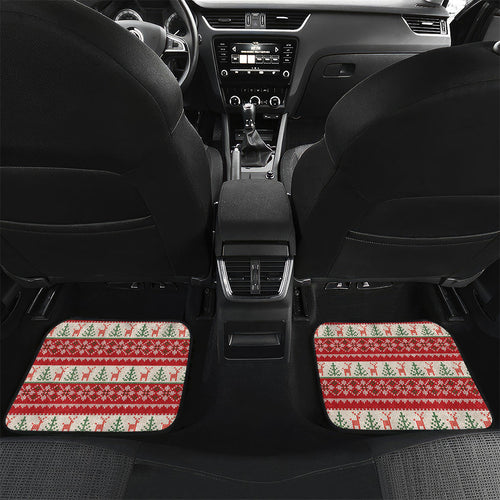 Aussie Kookaburra Christmas Car Mats Festive Knitted Pattern Inspired
