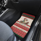 Aussie Kookaburra Christmas Car Mats Festive Knitted Pattern Inspired