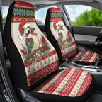 Aussie Kookaburra Christmas Car Seat Cover Festive Knitted Pattern Inspired