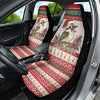 Aussie Kookaburra Christmas Car Seat Cover Festive Knitted Pattern Inspired