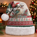 Aussie Kookaburra Christmas Santa Hat Festive Knitted Pattern Inspired