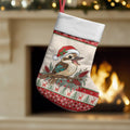 Aussie Kookaburra Christmas Stocking Festive Knitted Pattern Inspired