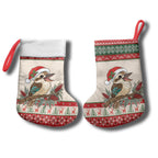 Aussie Kookaburra Christmas Stocking Festive Knitted Pattern Inspired
