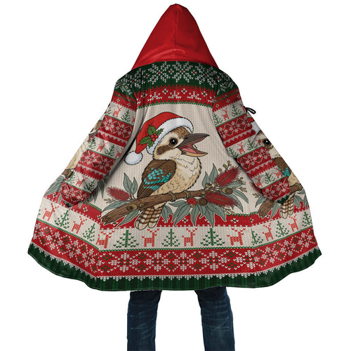 Aussie Kookaburra Christmas Cloak Festive Knitted Pattern Inspired
