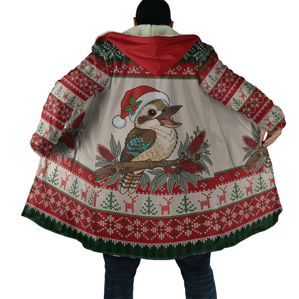 Aussie Kookaburra Christmas Cloak Festive Knitted Pattern Inspired