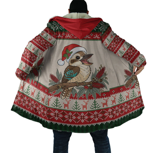 Aussie Kookaburra Christmas Cloak Festive Knitted Pattern Inspired