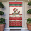Aussie Kookaburra Christmas Door Cover Festive Knitted Pattern Inspired