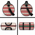 Aussie Kookaburra Christmas Duffle Bag Festive Knitted Pattern Inspired