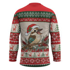 Aussie Kookaburra Christmas Hockey Jersey Festive Knitted Pattern Inspired